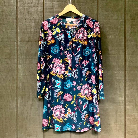 Loft Petites Fall Button front dress - Picture 1 of 4